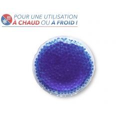 Bouillotte à perles moyen modèle - Bleue
