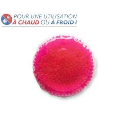 Bouillotte à perles moyen modèle - Rose