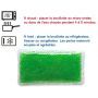 Bouillotte à perles grand modèle - Verte