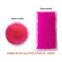 Bouillotte à perles grand modèle - Rose