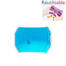 Bouillotte pastille - moyenne bleue