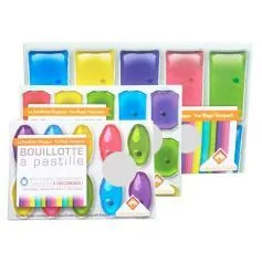 Bouillotte pastille réutilisable - petite bleue