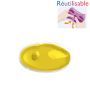 Bouillotte pastille réutilisable - petite jaune