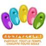 Bouillotte pastille réutilisable - petite jaune