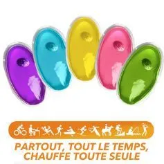 Bouillotte pastille réutilisable - petite violette
