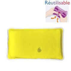 Bouillotte pastille - grande jaune