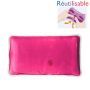 Bouillotte pastille réutilisable - grande rose