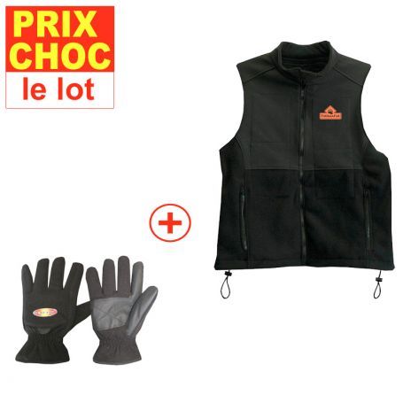 Veste + gants réchauffants