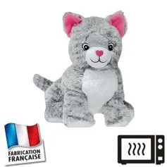 Peluche bouillotte Chat