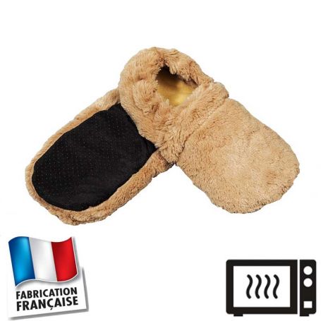 Pantoufles chaudes passant au micro-ondes ou four, marque Pelucho