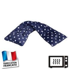 Tour de cou pois blancs