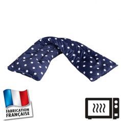 Tour de cou pois blancs