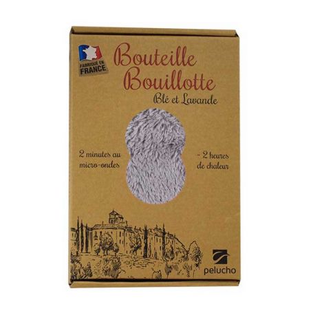 Lot De 2 Bouillottes Chauffantes En Graines De Lin & Lavande, Grises, Fabrication Française - Neuf