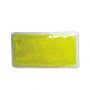 Bouillotte à perles grand modèle - Jaune