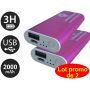 Lot de 2 bouillottes de mains rechargeables - Roses