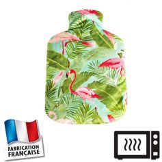 Bouillotte micro-ondes flamant rose