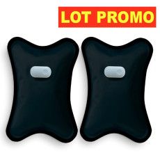 Lot de 4 Bouillottes Magiques électriques noires