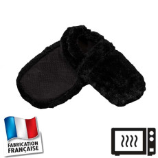 Chaussons bouillotte noirs
