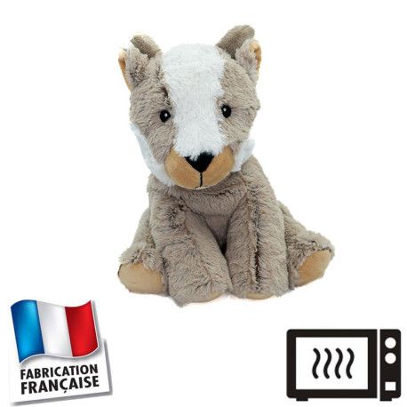 Peluche Thermique Champignon - Remplie Graines De Blé Et Lavande - À Chauffer Au Micro-ondes Ou Congeler