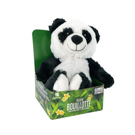 Bouillotte Peluche Panda fabriquee en France 