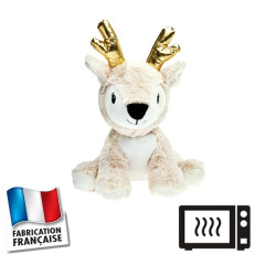 Peluche Bouillotte Chien Labrador allongé à chauffer aux micro-ondes - Douce Bouillotte Peluche Bouillotte Chien Labrador allongé à chauffer aux micro-ondes - Douce Bouillotte