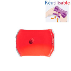 Bouillotte pastille - moyenne rouge
