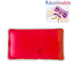 Bouillotte pastille - grande rouge