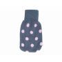 Housse de Bouillotte motif Pois Rose